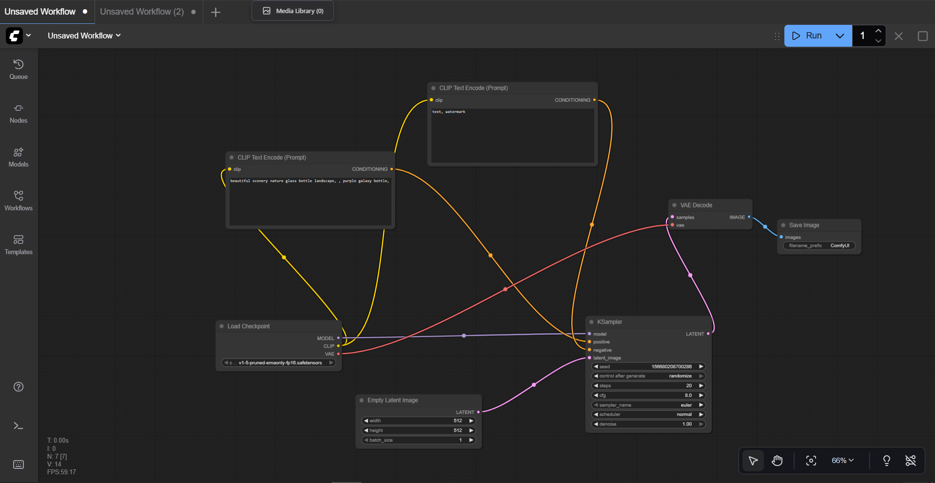 Node based AI creator